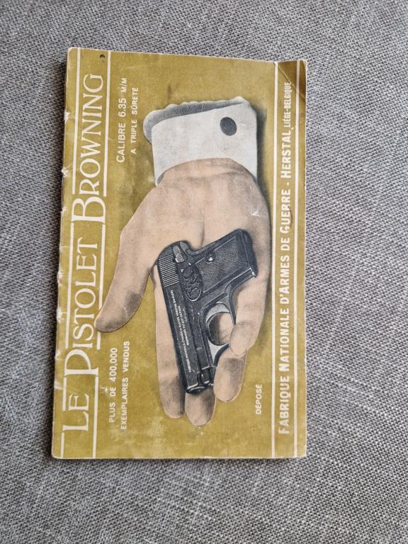 Оригинальная инструкция Browning 1906