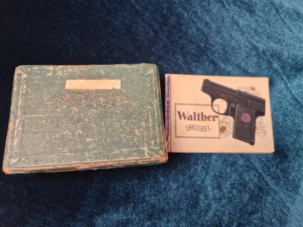 Оригинальная коробочка на Walther model 9 с инструкцией
