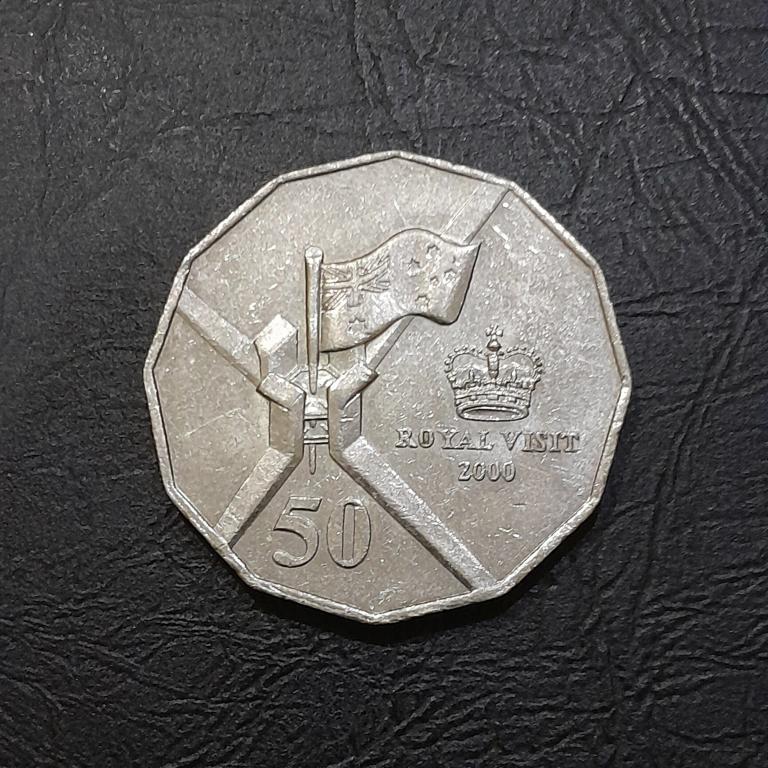 50 центов 2000 год Австралия (Королевский визит).