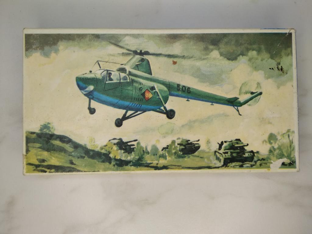 Коробка от модели вертолета МИ-1 Plasticart ГДР