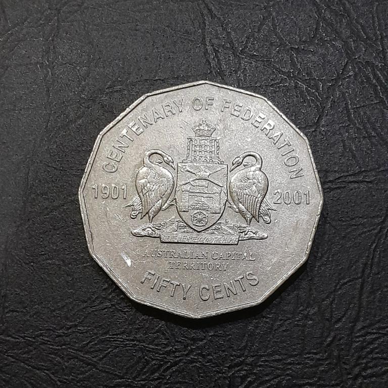 50 центов 2001 год (Австралийская Столичная Территория).