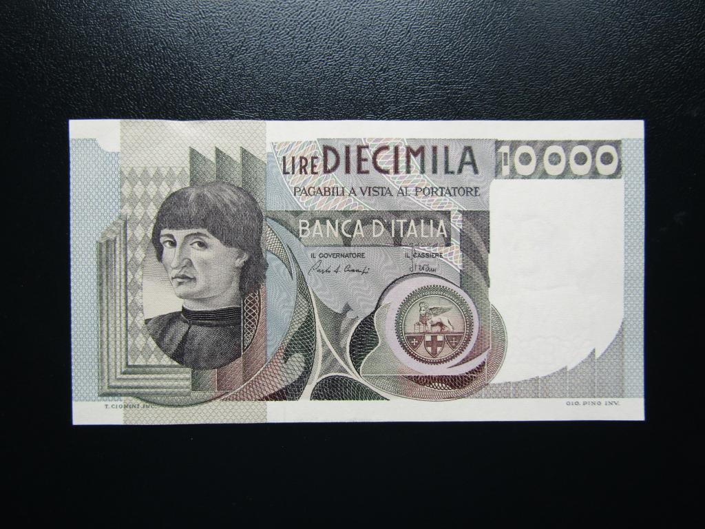 Италия - 10 000 лир 1980г UNC-aUNC.