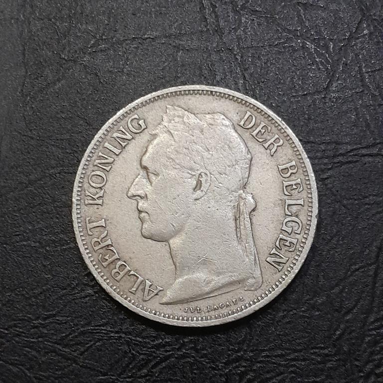 1 франк 1926 год Бельгийское Конго.