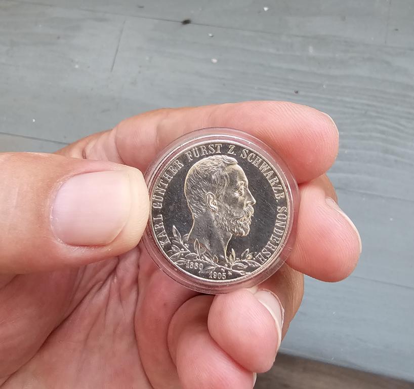 2 марки Шварцбург-Зондерсхаузен 1905 г. PROOF!!!