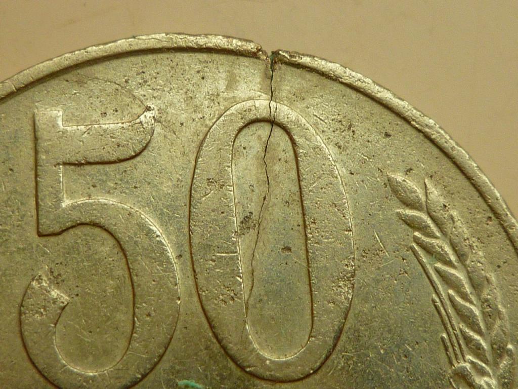 50 копеек 1961 года. Нечастые! Хорошее состояние! БРАК? РАСКОЛ МОНЕТЫ. 3131