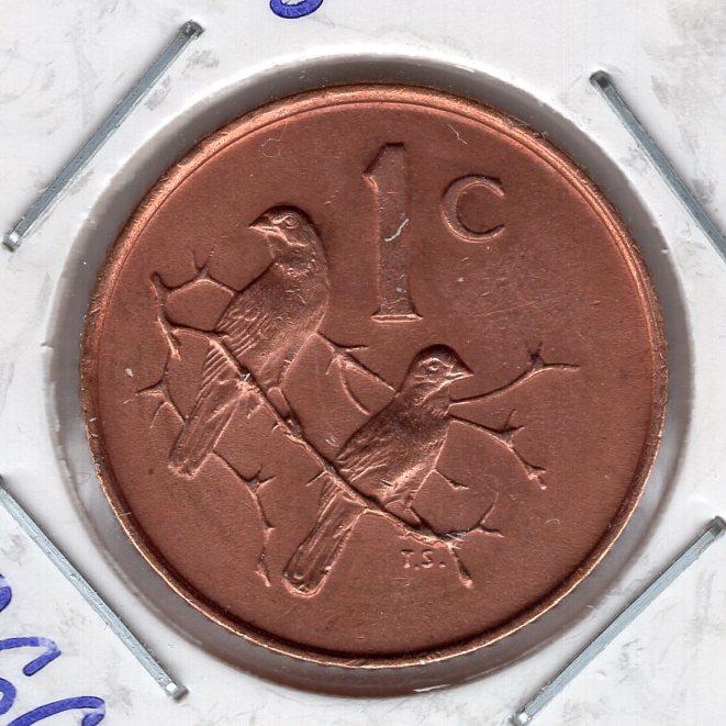 1 цент - ЮАР - 1966 - Suid Afrika - KM#65.2