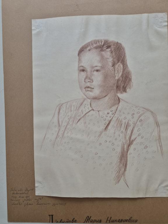 Бронштейн Ш.И. (1910-1987) Давыдова Мария Николаевна, секретарь комсомольской организации колхоза