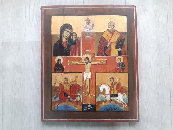 Икона Четырёхчастная. (9560)