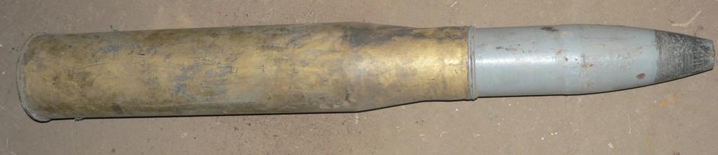 Учебный макет снаряда 100мм в гильзе (латунь)