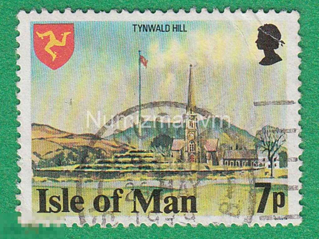 Марка остров Мэн 1978 г. День Тинвальда Национальный день отмечают государственность. Редкость!