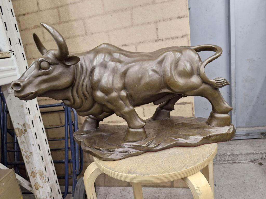 Бык 478 Животные. Бронза. Статуэтка.