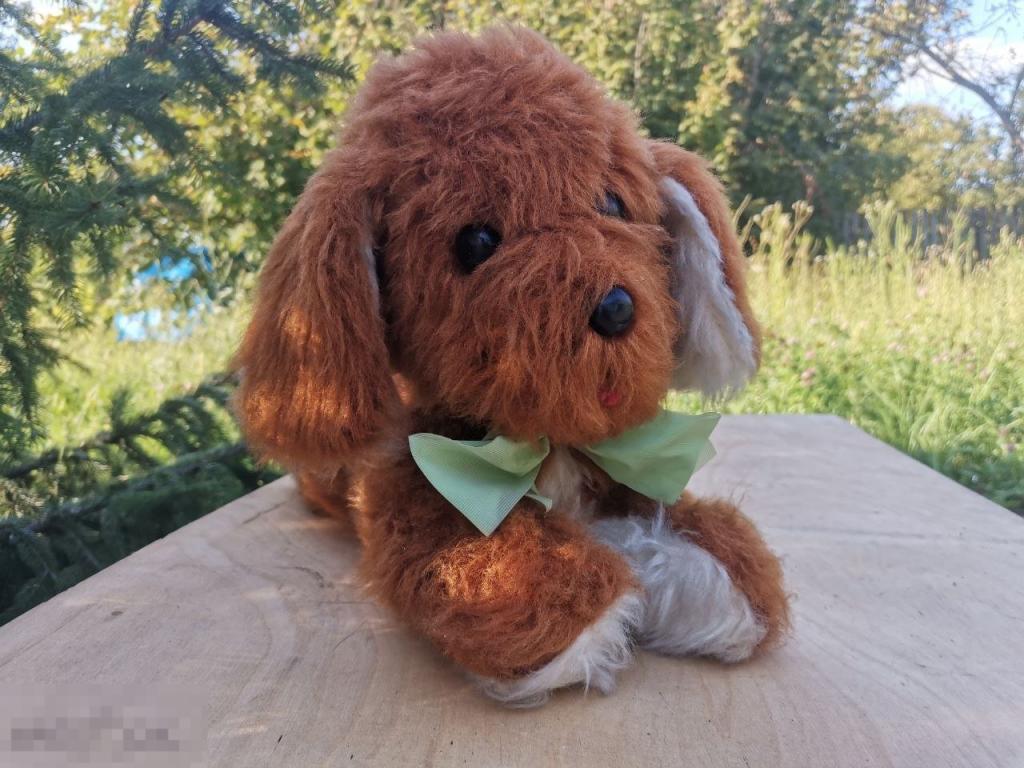 Собака Щенок Плюшевая игрушка СССР