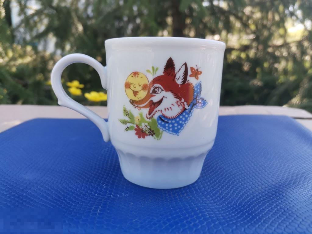 Детская Кружка Лиса и Колобок Дулево
