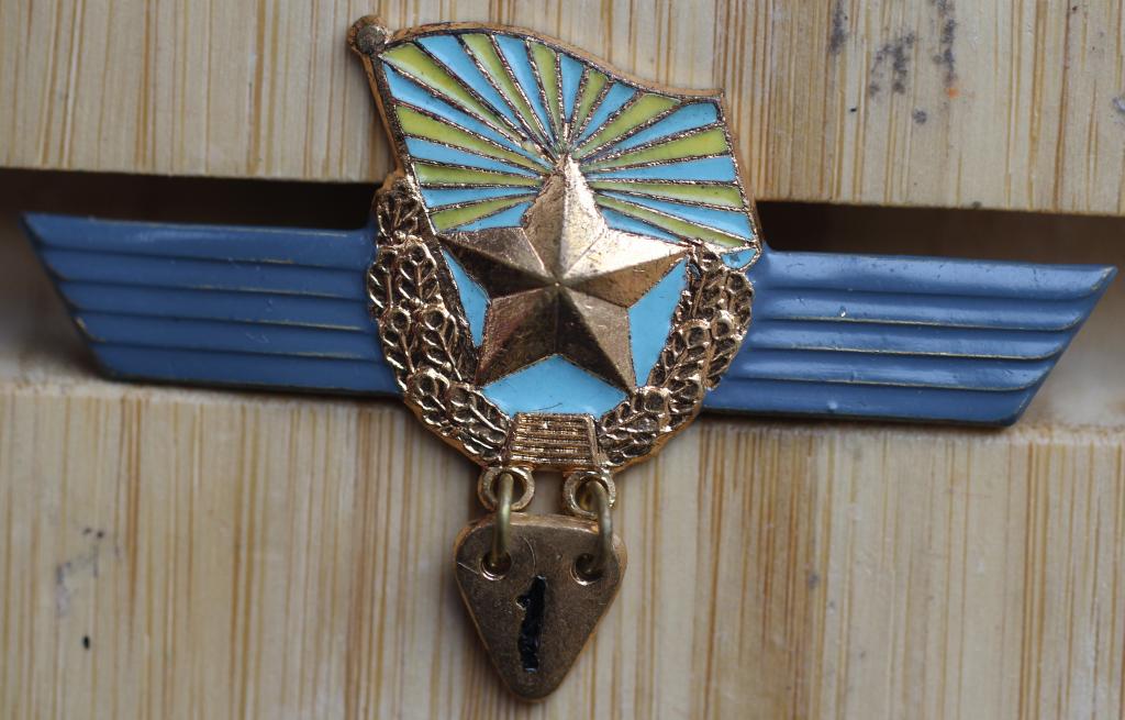 Знак Сверхсрочник ВВС 1 г. Тяжелый