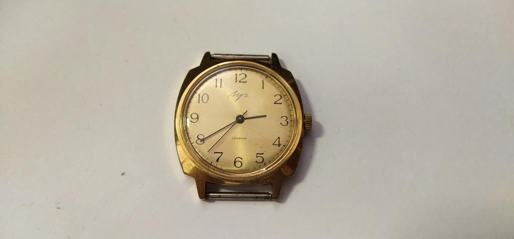 Часы наручные " Луч ". СССР . Позолота.Au 5.