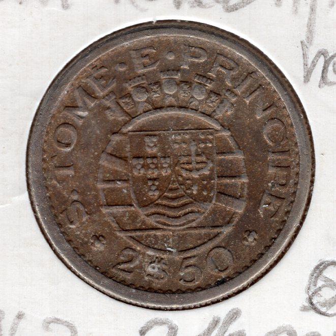 2,5 эскудо - Сан-Томе и Принсипи - 1962 - KM#19