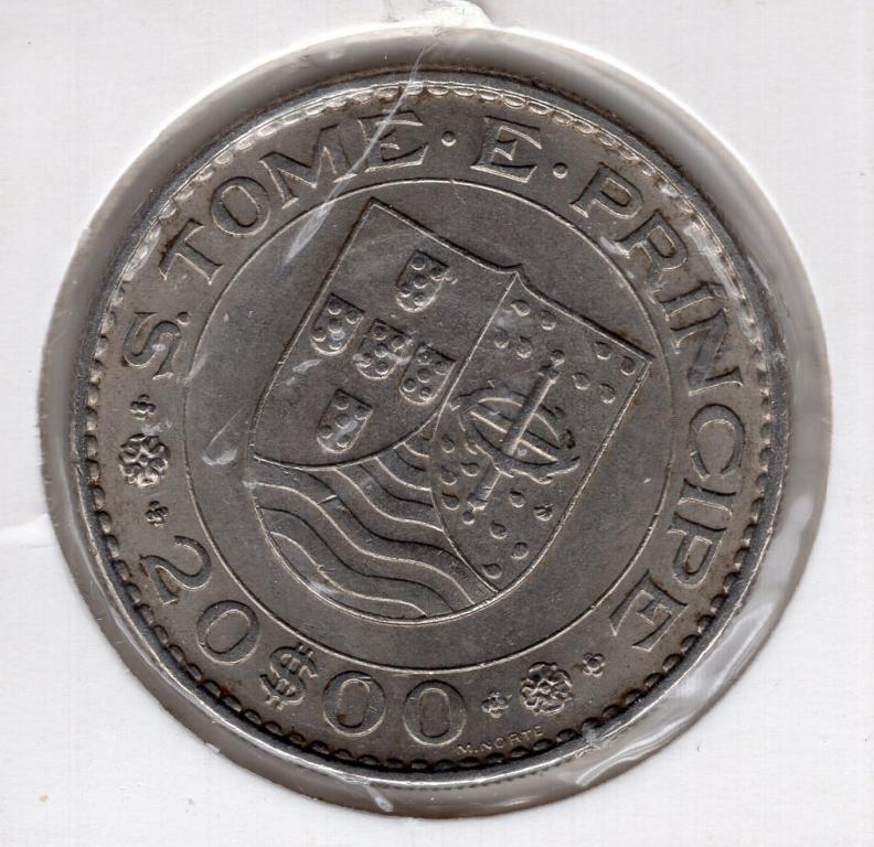 20 эскудо - Сан-Томе и Принсипи - 1971 - KM#24