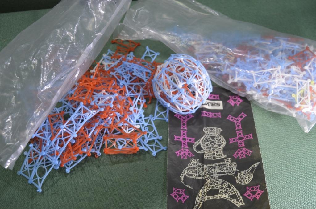 Эластичный конструктор, детский набор. Multiform. Эстония, СССР. #G7