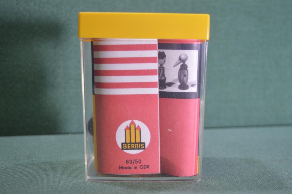 Игрушка конструктор деревянный "Berbis Stefi". Дерево. Лак. Германия. ГДР. #G1