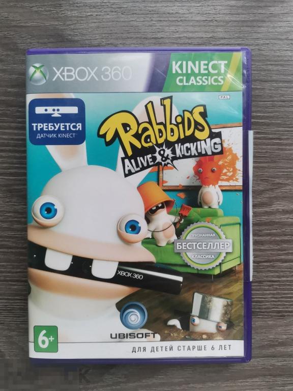 Rabbids Alive Kicking Лицензионная игра на XBOX 360