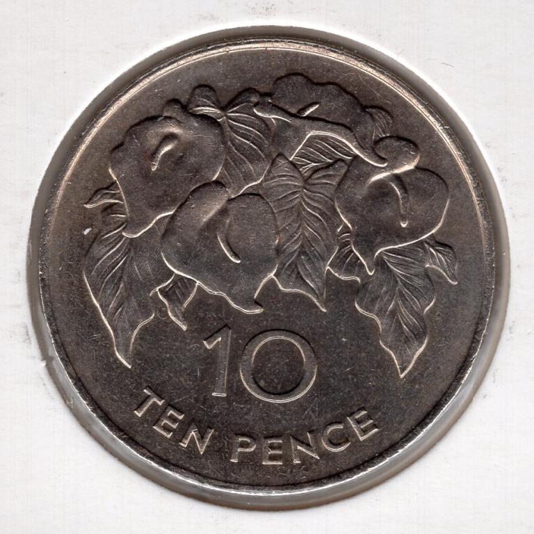 10 пенсов - Острова Святой Елены и Вознесения - 1991