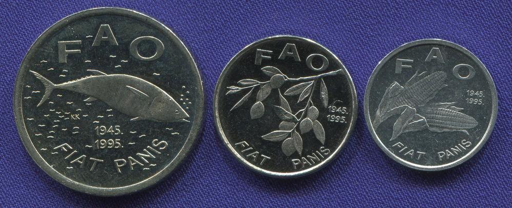 Хорватия Набор монет 1995 UNC