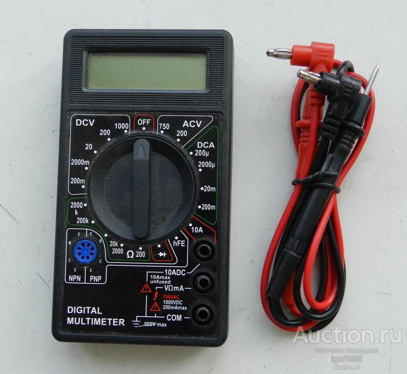 МУЛЬТИМЕТР ЦИФРОВОЙ(Тестер) Китай.