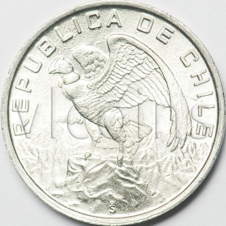Чили 10 эскудо 1974 Андский кондор UNC 57591