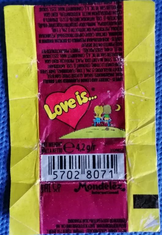 Love is... Обертка Бордовая