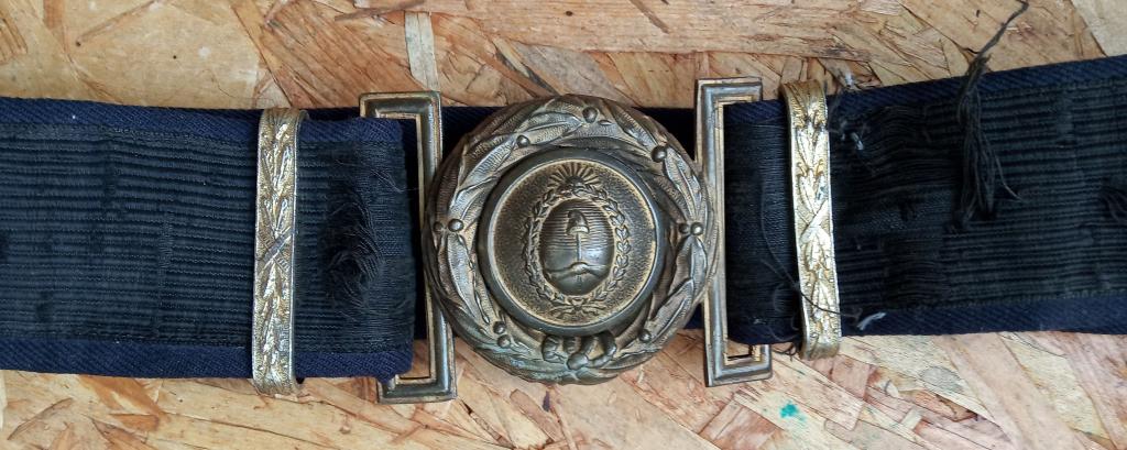 Парадный офицерский ремень Армия Аргентины 1950-70е гг пряжка латунь