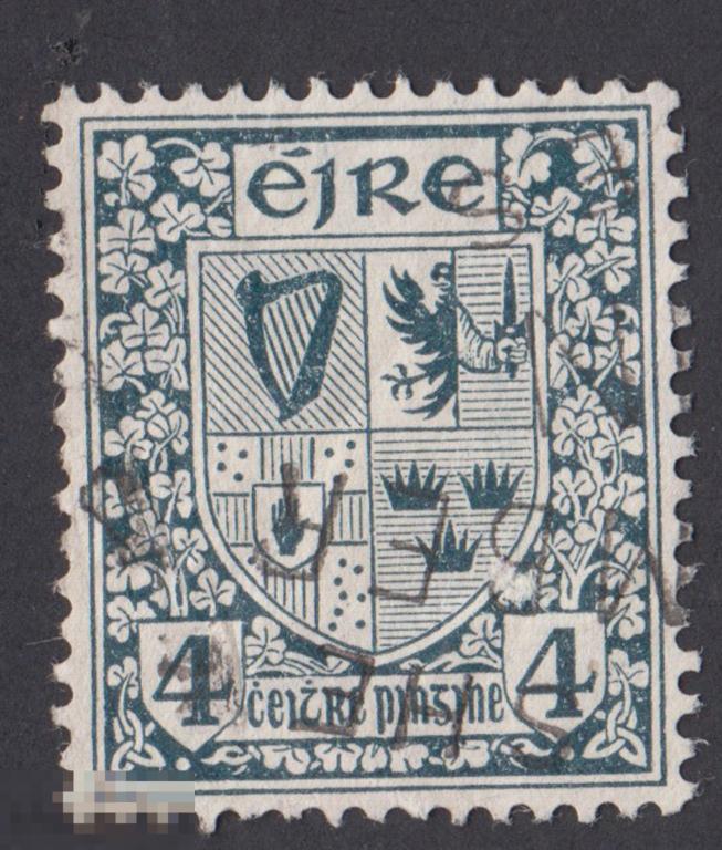 Марка Ирландия 1923 год. Герб Королевской охраны Геральдика. Гербы и флаги Редкость
