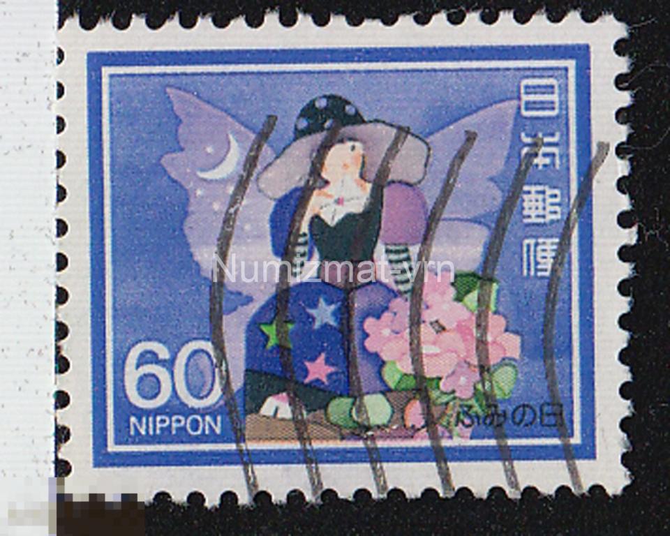 Марка Япония. 2009 г. Сказочные персонажи. Эльф. Фея.