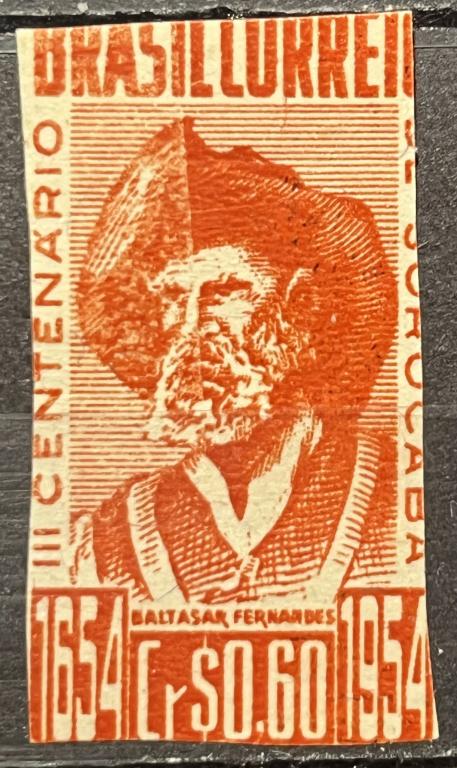 Почтовая марка Бразилия 🇧🇷 ❗️1954 год❗️