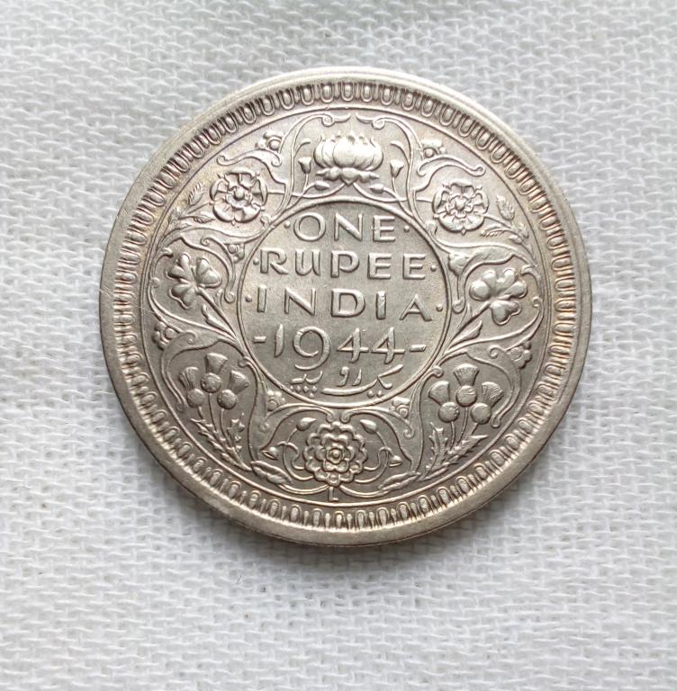 Индия 1 рупия 1944 год серебро