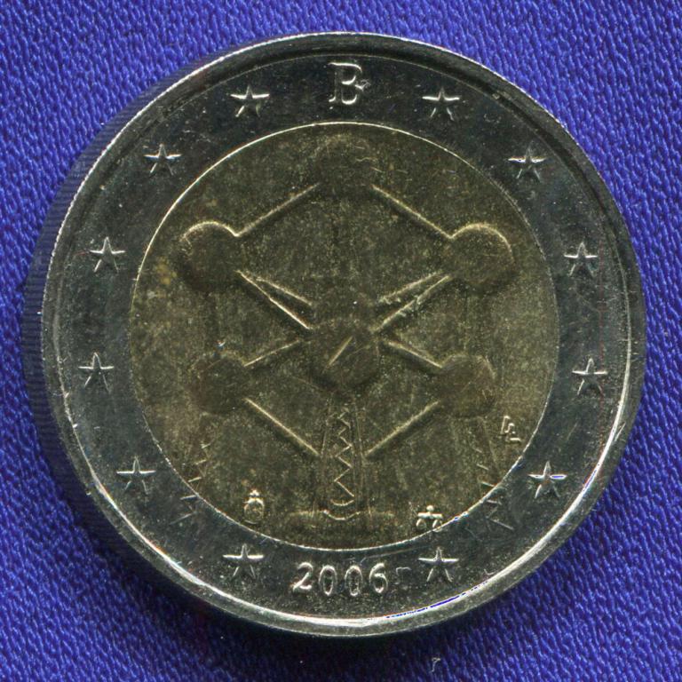 Бельгия 2 евро 2006 UNC Атомиум
