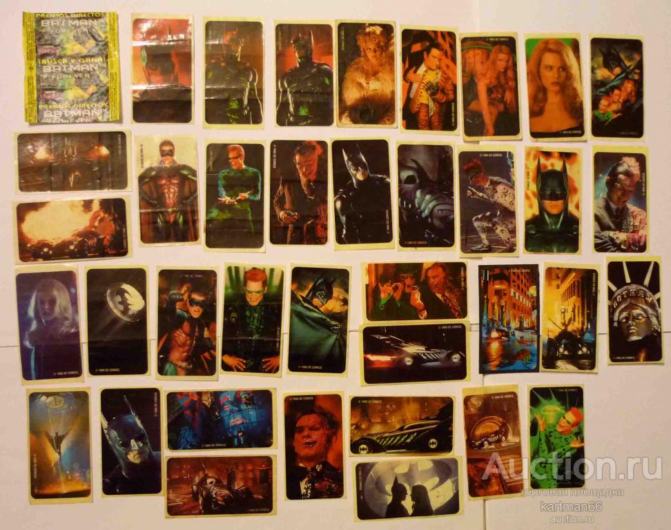 НАКЛЕЙКИ   " BATMAN FOREVER "   37  ШТ