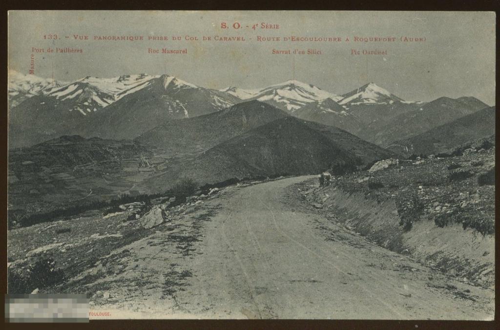 ПМВ долина Vallee de l'Aude, Пиренеи ,военный штемпель