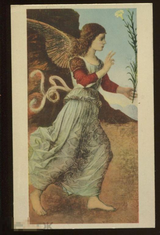 живопись Мелоццо да Форли, ангел Благовещенья