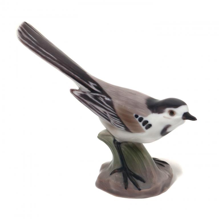 Фарфоровая фигура "Трясогузка". Bing & Grondahl.