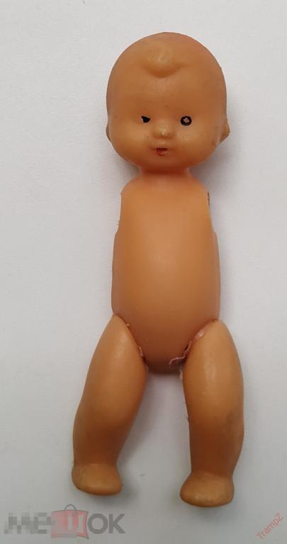 Игрушка СССР фигурка пластик пупс на резинках (без рук) #10