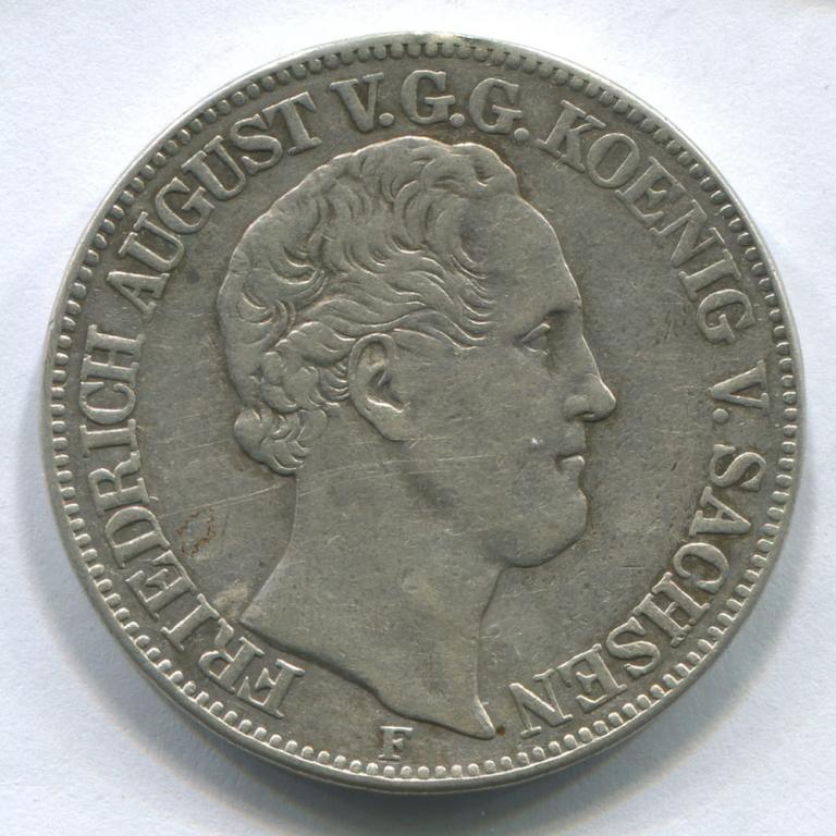 ГЕРМАНИЯ/САКCОНИЯ 1 ТАЛЕР 1851 VF