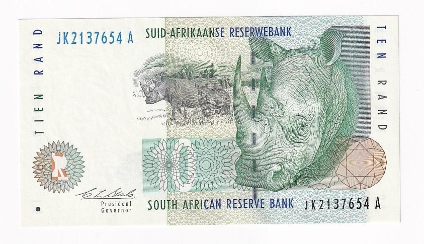 Южная Африка Банкнота 10 рандов 1993 год UNC (42752)