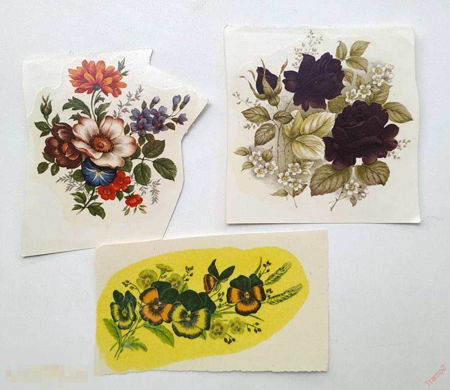 Наклейка сдвижная трафаретная деколь цветы розы #Г7