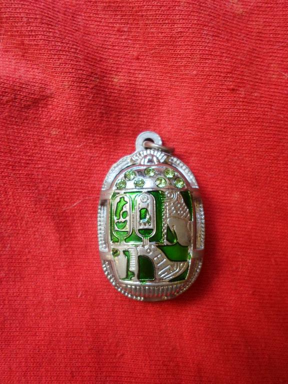 Скарабей,подвеска кулон из серебра,Египет