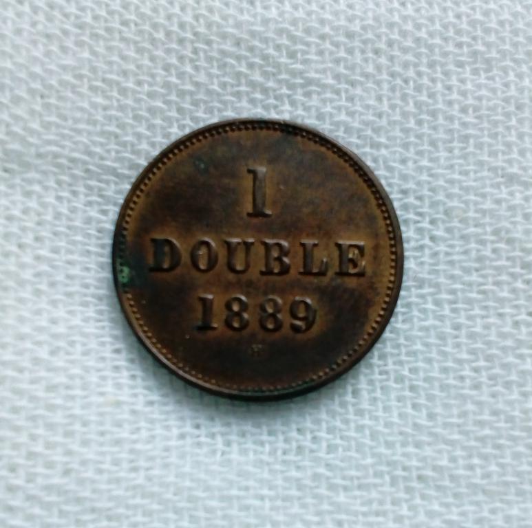Гернси 1 дубль 1889 год