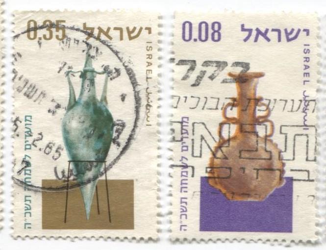 1964 Израиль Иудейские праздники.Античная стеклопосуда 2м.гаш