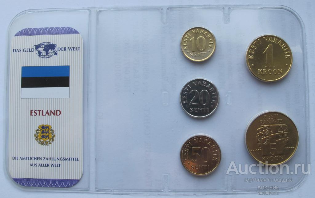 Набор. Эстония 1994,1999,2001, 2002, 2004 гг.(запайка)