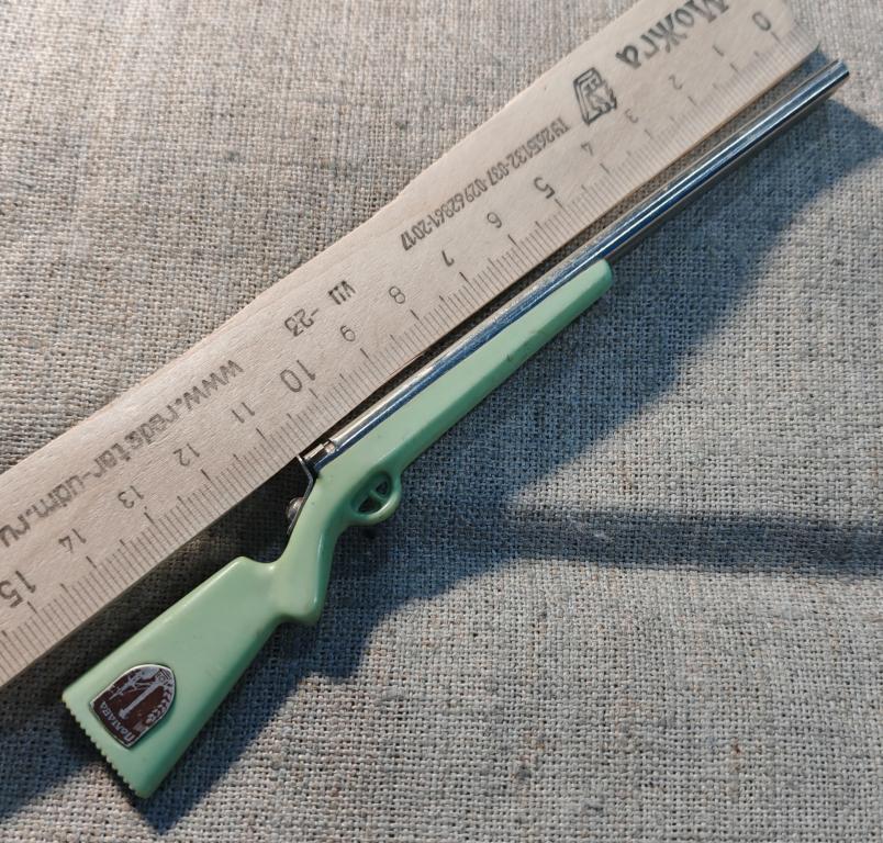 Шариковая ручка - ружье, двухстволка "Полтава", механизм исправный, состояние достойное СССР.