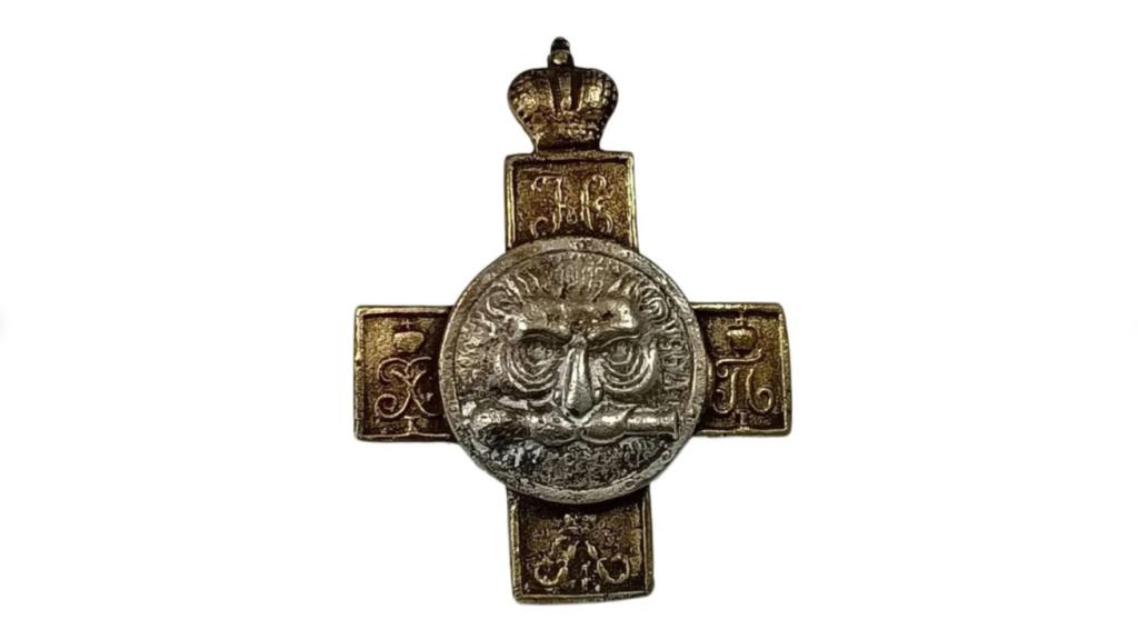 Царский полковой знак Лейб гвардии 1 Артиллерийской бригады копия