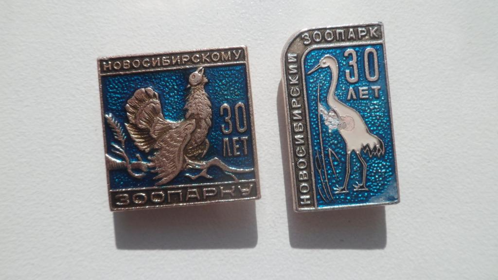 Значок Новосибирскому зоопарку 30 лет